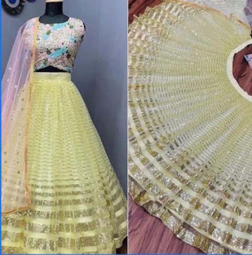 Party Wear Embroidered Lehenga Choli by Shagun Saree Collection