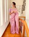 Vashumati Textile Soft Lichi Silk Saree thumb 2