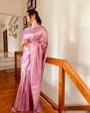 Vashumati Textile Soft Lichi Silk Saree thumb 4