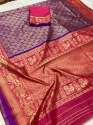 Vashumati Textile Soft Lichi Silk Saree thumb 8