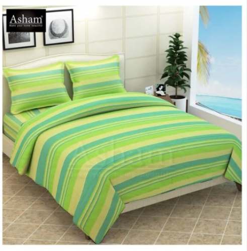 Asham Cotton Plain Doube Bed Sheet