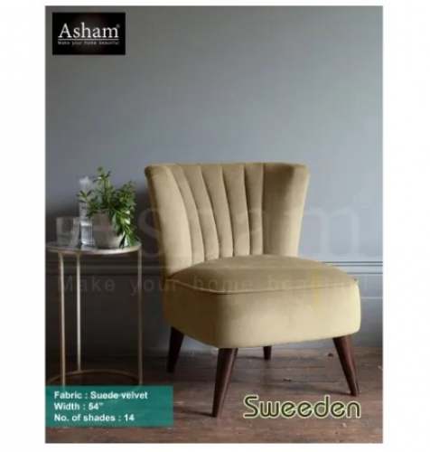 Sweeden Suede Sofa Fabric by Asham Overseas