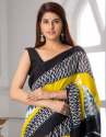 Formal Wear Cotton Ikat Design Saree  thumb 1