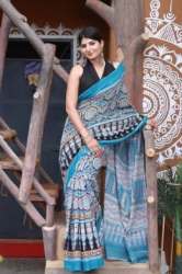 Office Wear Cotton Printed Saree 