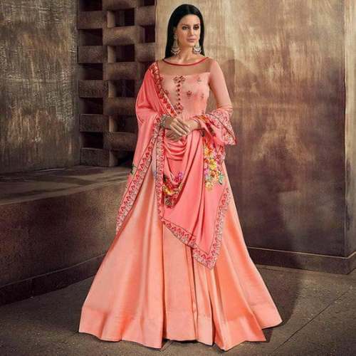 Long Anarkali Suit for Ladies by Sri Sirtaj Vastram