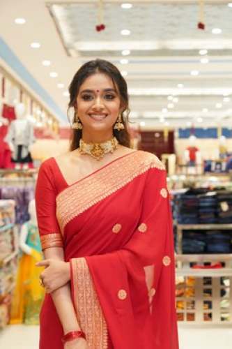 Buy Kreeti Red Saree At Wholesale Rate
