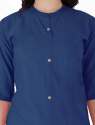 Buy Plain Cotton Blend Ladies Kurti  thumb 1