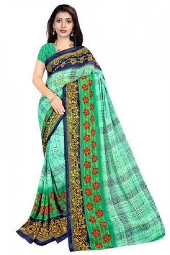 Designer Georgette Print Saree At wholesale Price