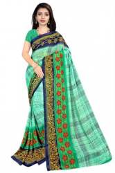 Designer Georgette Print Saree At wholesale Price
