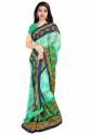 Designer Georgette Print Saree At wholesale Price thumb 1