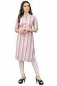 Miven Studio Cotton Kurti Purple Colour
