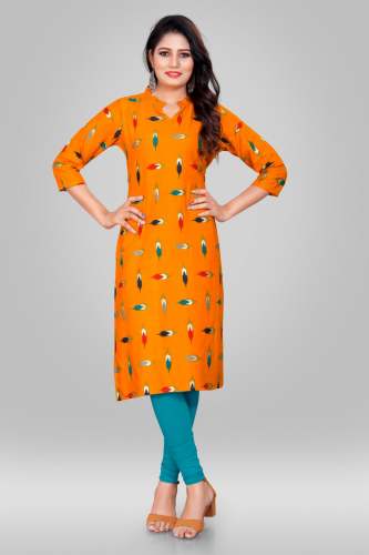 14 kg Rayon Premium Kurti for Ladies by Maruti Creation