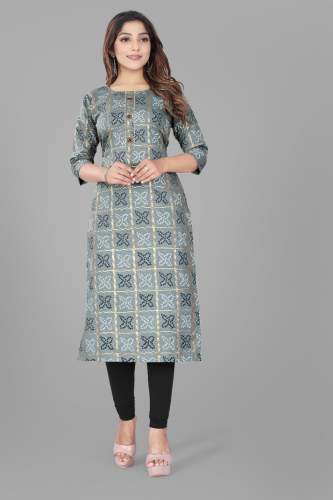 Ladies Bandhani Cotton Kurti by Maruti Creation