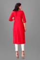 Ladies Cotton Handwork Kurti thumb 2