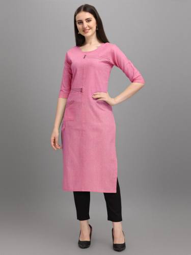 Ladies Readymade Cotton Straight Kurti