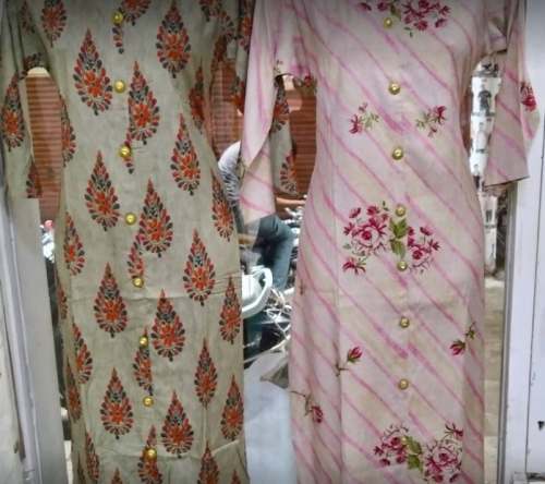 Buy Fancy Rayon Printed Kurti At Wholesale Price