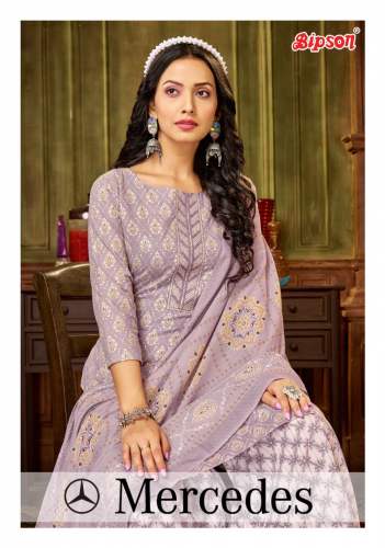 Bipson Mercedes 2148-2149 premium cotton salwar Suit  by Bipson Print Pvt Ltd