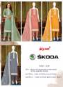 Bipson present Skoda 2150 Printed Cotton Dress Material  thumb 1