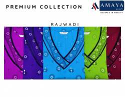 AMAYA PREMIUM Rajwadi Bandhni Print Nighty