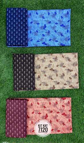 Kit Kat Printed Nighty Fabric