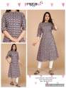 Princess Aline Cut Cambric Cotton Kurti thumb 1