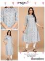 Princess Aline Cut Cambric Cotton Kurti thumb 4