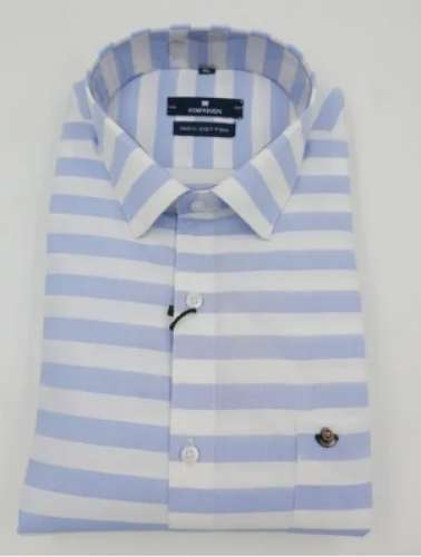 KRASS Cotton Striped Shirt for men by KSAR LLP