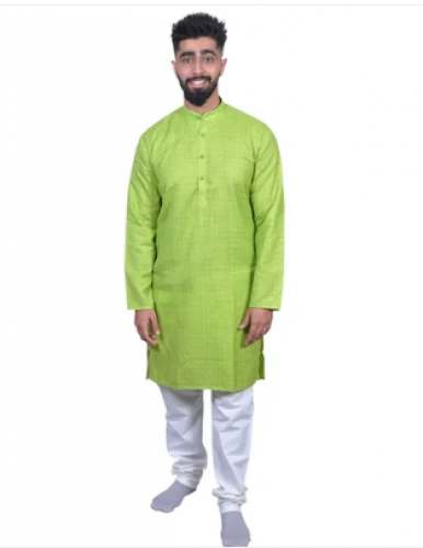 Men Cotton Kurta Payjama Set  by KSAR LLP