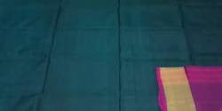 Get Fancy Green Plain Saree At Wholesale Price