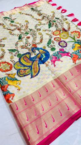 Handpicked Banarasi Tanchui Pattu Saree by Pehnava Nx