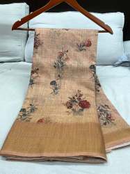 Ladies Cotton Linen Sarees