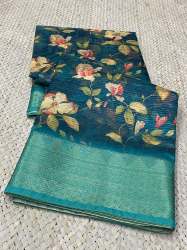 Prestigious Designer Organza Digital Print Saree