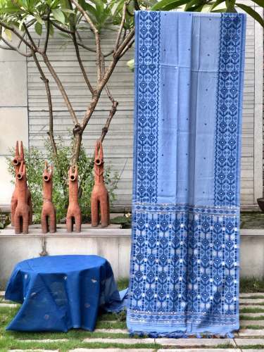 Pure Kolkata Handloom silk jamdani Saree