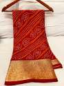 ROYAL BANDHEJ Sari WITH RICHNESS OF BANARASI STYLE thumb 4