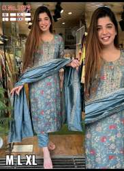 Stylish Kurti Pant With Dupatta Set