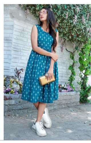 Yesha Cotton Digital Print Western Kurti