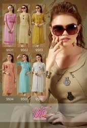 Zodiac Rayon Formal Wear Kurti by We