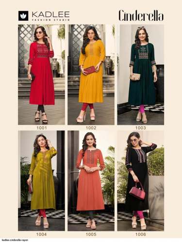 Kadlee Brand Rayon Kurti by Kadlee Fashion studio