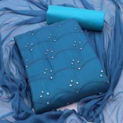 Georgette Unstitched Suit