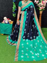GITANJALI Pure Bandhni cotton Saree