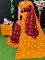GITANJALI Pure Bandhni cotton Saree thumb 1
