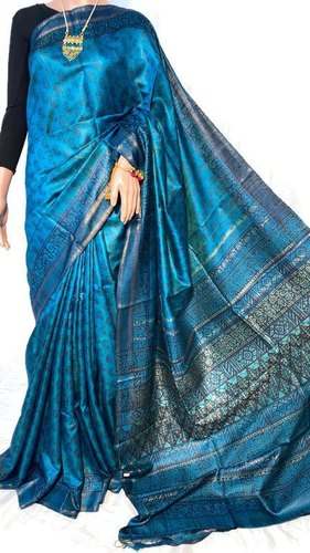 Elegant Handloom Kosa Tussar Silk Saree  by Manisha silk weaves