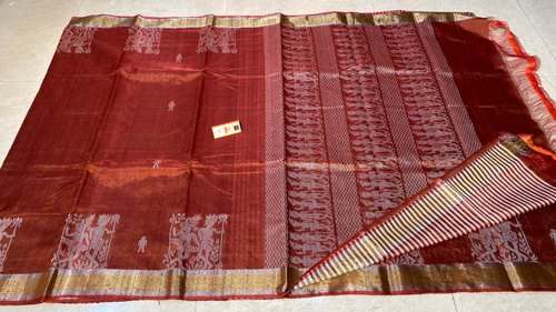 Pure Dupion Silk Handloom Saree by Manisha silk weaves