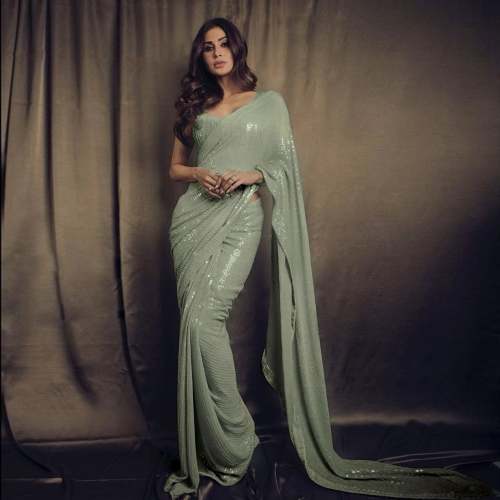AB-480 Sequence Work saree by Malhotra Saree