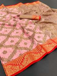 Beautiful Banarasi weaving saree