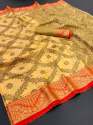 Beautiful Banarasi weaving saree thumb 2