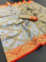 Beautiful Banarasi weaving saree thumb 3