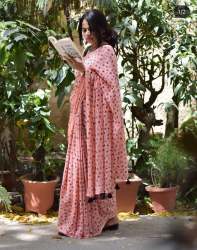 Digital Print Munar Silk Cotton Saree