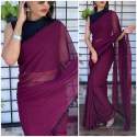 ELINA Stylish Georgette Saree for Ladies thumb 3