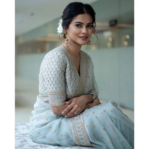 Khadi Organza Silk Saree CP-23